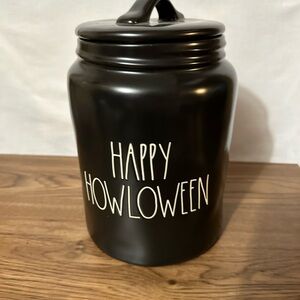 Rae Dunn Happy Howloween cookie Jar